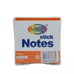 Qeyd kağızı 7676-500CS şüşə qabda yapışqanlı rəngli