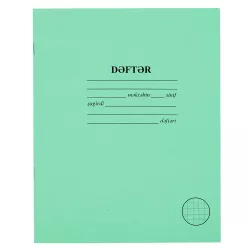 Dəftər 12 vərəq dama ağ