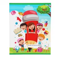 Dəftər 12 vərəq rəngli dama 65 qr premium