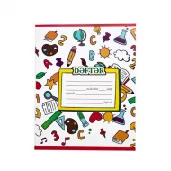 Dəftər 12 vərəq rəngli 1-ci sinif 65 qr premium