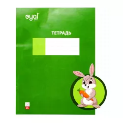 Dəftər 12 vərəq rəngli dama 65 qr premium (korlar üçün)