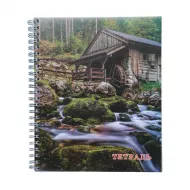 Dəftər spirallı A5 3+1 120 vərəq