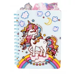 Bloknot spirallı 3D-304 unicorn