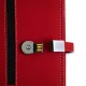 Qeyd dəftəri + Power Bank qırmızı