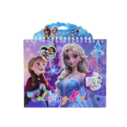 Rəngləmə dəftəri  BC-255-7 Frozen spirallı