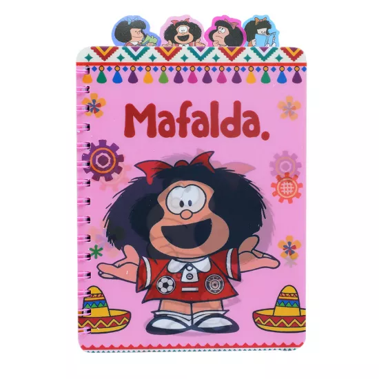 Spirallı bloknot Mafalda 3D-PP025 Spirallı bloknot Mafalda 3D-PP025