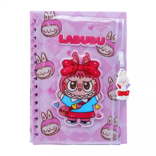 Spirallı bloknot Labubu SC-199-8 cibli Spirallı bloknot Labubu SC-199-8 cibli