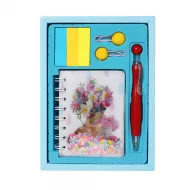 Bloknot spirallı B7 A-306 hədiyyəlik dəst