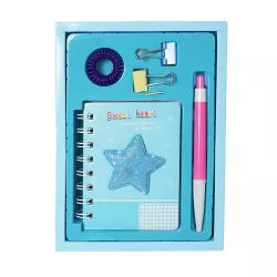 Bloknot spirallı B7 A-308 hədiyyəlik dəst