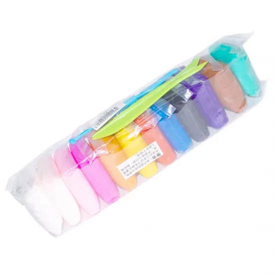 Slime plastilin 12-10 quruyan 12 rəng