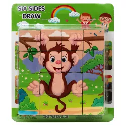 Pazıl taxta HW0096 (6 üzlü)