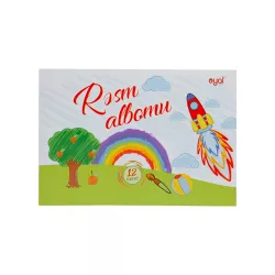 Rəsm albomu A4 12 vərəq