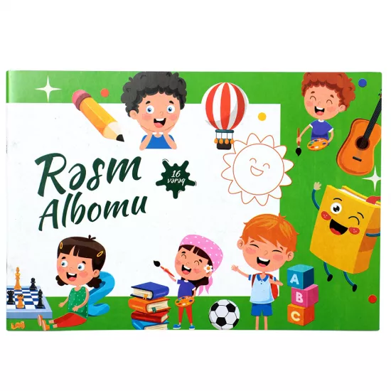 Rəsm albomu A4 16 vərəq