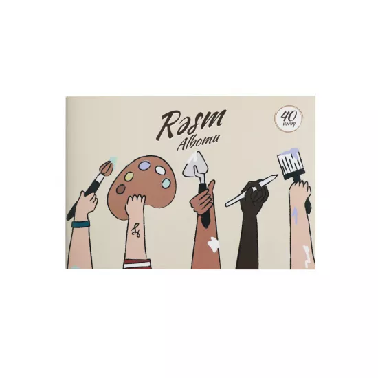 Rəsm albomu A4 40 vərəq