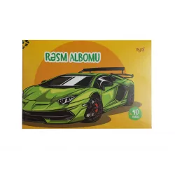 Rəsm albomu A4 40 vərəq içi sarı