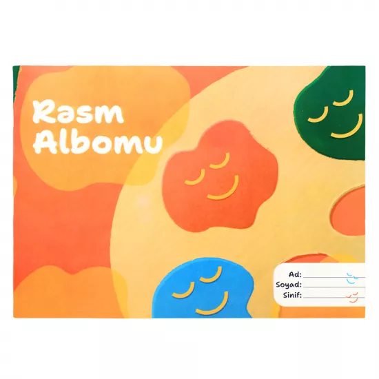 Rəsm Albomu A4 40 vərəq(70qr)(kaset sayı-120) inky
