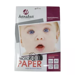 Foto kağız A4 H-347 220 qr 20 vərəq 2-t/parlaq