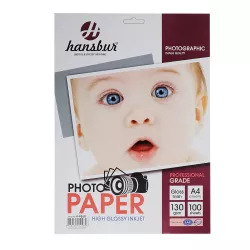 Foto kağız A4 H-4860 130 qr 100 vərəq 1-t/parlaq