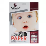 Foto kağız A4 150 qr H-6110 50 vərəq 1-t/parlaq