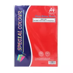 Kağız A4-50-160G rəngbərəng 100 ədədli