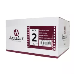 Kompyuter kağızı H-8772 -2-li 241x279' ağ+ağ (2000 əd)