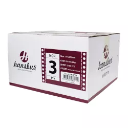 Kompyuter kağızı H-8773 -3-lü 241x279' ağ+çəh,+sarı (2100 əd)