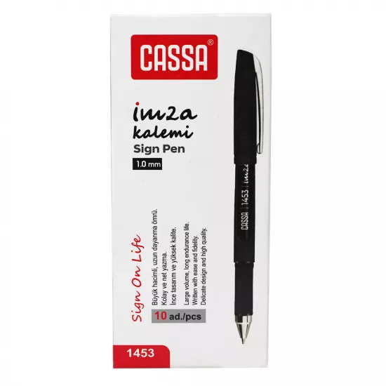 Qələm C-1453 1mm (İmza) qara
