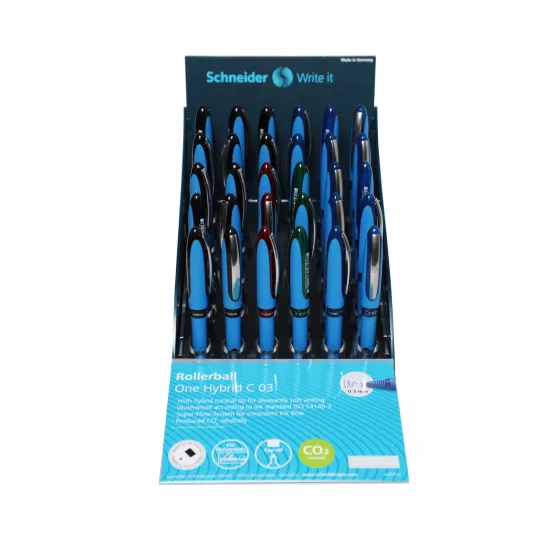 Qələm gel 183103 One Hybrid C 0.3mm mavi