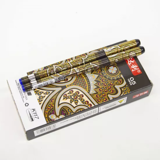 Qələm gel K117 0.5mm mavi