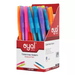 Qələm i-8760 0.7mm mavi kristal