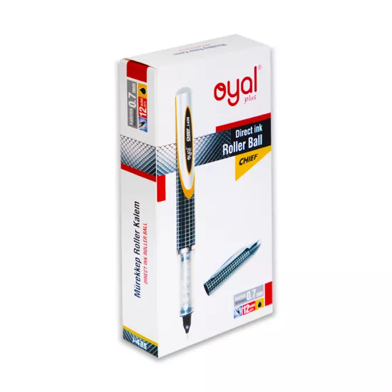 Qələm gel i-435 0.7mm qara