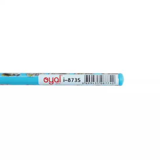 Qələm i-8735 display 30 ədədli mavi 0.7mm