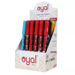 Qələm i-8735 display 30 ədədli mavi 0.7mm