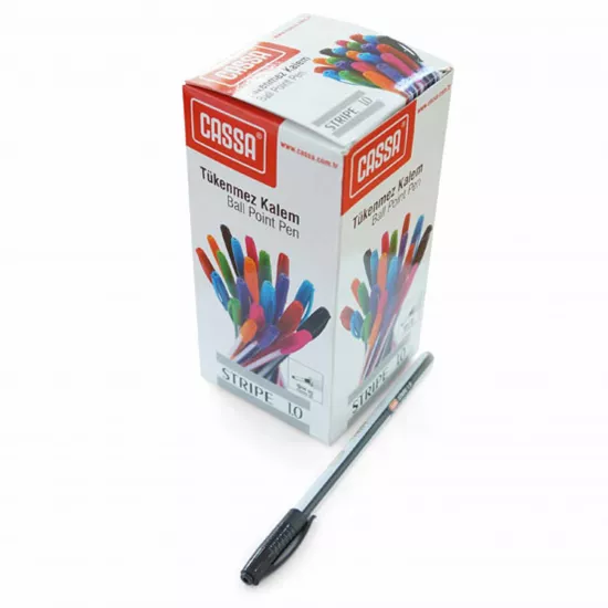 Qələm 8790 1mm qara Stripe