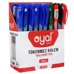 Qələm i-8395(9195) 1mm Displey (mavi+qırmızı+yaşıl)