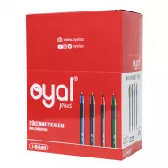 Qələm i-8400 0.7mm Displey (mavi+qırmızı+qara+yaşıl)