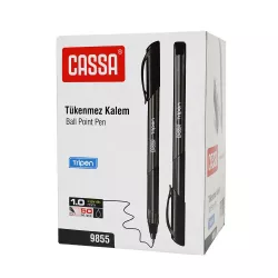 Qələm 9855 tripen 1.0 mm qara