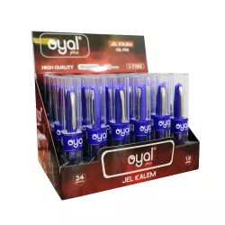 Qələm gel i-7785 qara 1.0mm (Displey)