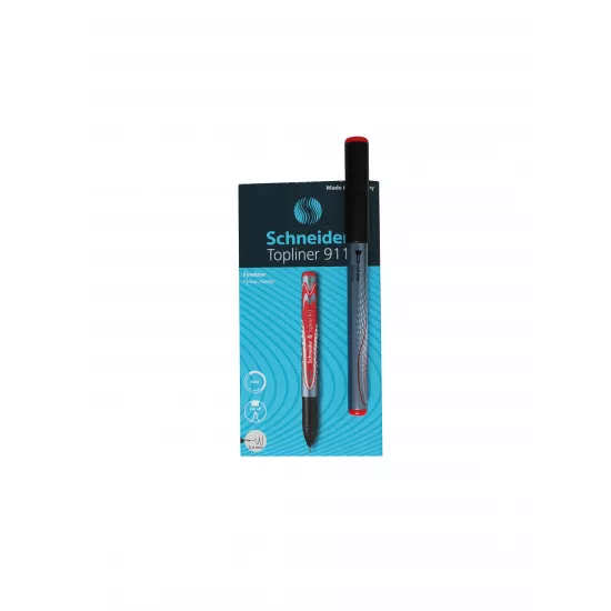 Qələm Fineliner 9112 911 0.4mm qırmızı