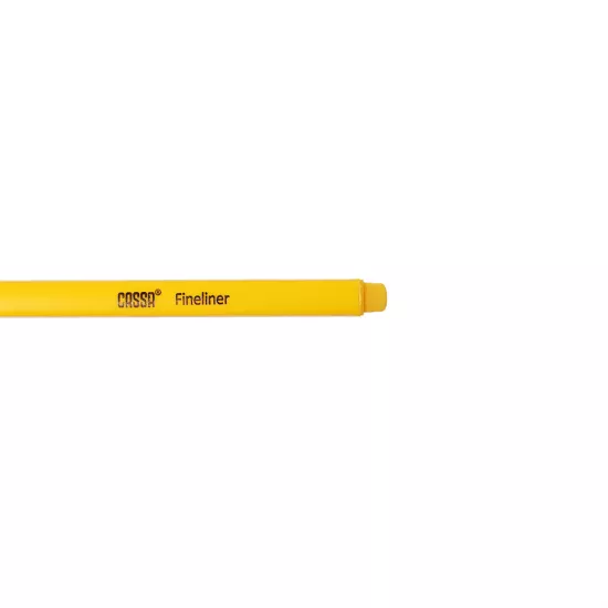 Qələm C-9812 0.4mm sarı Fineliner 10 ədədli
