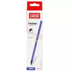 Qələm C-9812 0.4mm bənövşəyi Fineliner 10 ədədli