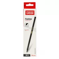 Qələm C-9812 0.4mm qara Fineliner 10 ədədli