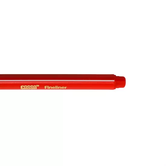 Qələm C-9812 0.4mm qırmızı Fineliner 10 ədədli