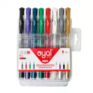 Qələm i-9700 1.0 mm zərli 8 rəngli