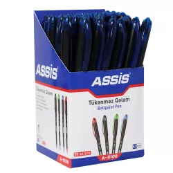 Qələm A-9100 0.7mm mavi