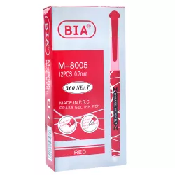Qələm gel M-8005 yazıb-pozan 0.7 qırmızı