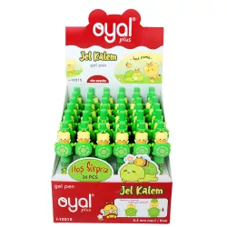 Qələm gel i-10215 0.5mm mavi sürpriz tısbağalı