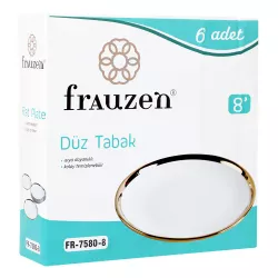 Boşqab 6 ədədli FR-7580-8' qızılı