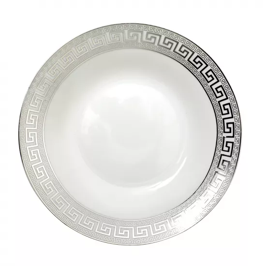 Boşqab dərin 6 ədədli FR-5520-S 8' gümüşü versace