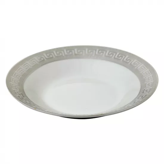 Boşqab dərin 6 ədədli FR-5520-S 8' gümüşü versace